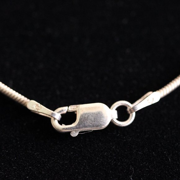 Sterling Silver Amber Necklace (SN0001) - Picture 5 of 8